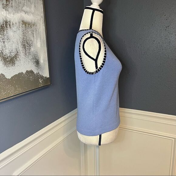 St. John Sport Marie Gray Knit Tank - Picture 4 of 8